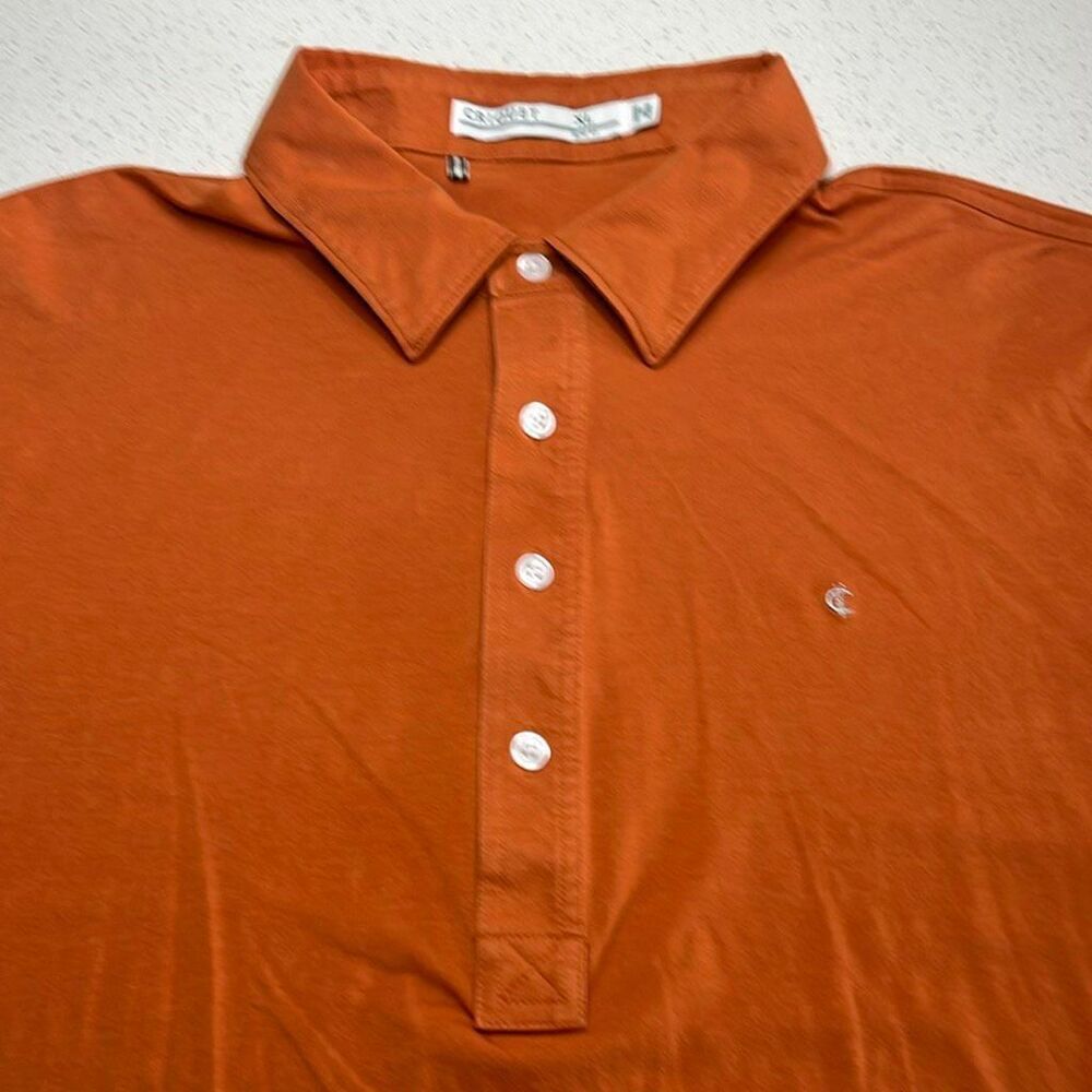 Criquet Pima Cotton/Spandex Polo Men’s XL Texas Longhorns